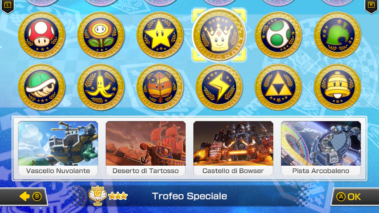 Mario Kart 8 Deluxe: track and track guide (part 4, Special Trophy)
