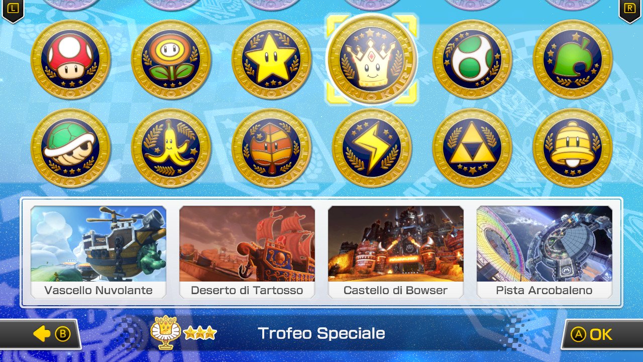 Mario Kart 8 Deluxe: track and track guide (part 4, Special Trophy)