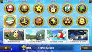 Mario Kart 8 Deluxe: track and track guide (part 5, Shell Trophy)