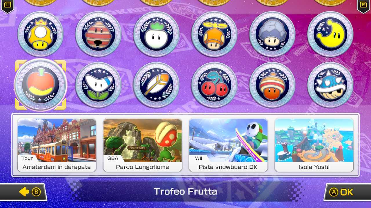 Mario Kart 8 Deluxe: Driving on Tracks and Tracks (Part 19, Fruit Trophy)