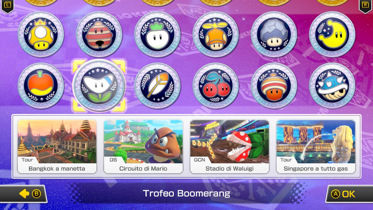 Mario Kart 8 Deluxe: Driving on Tracks and Tracks (Part 20, Boomerang Trophy)