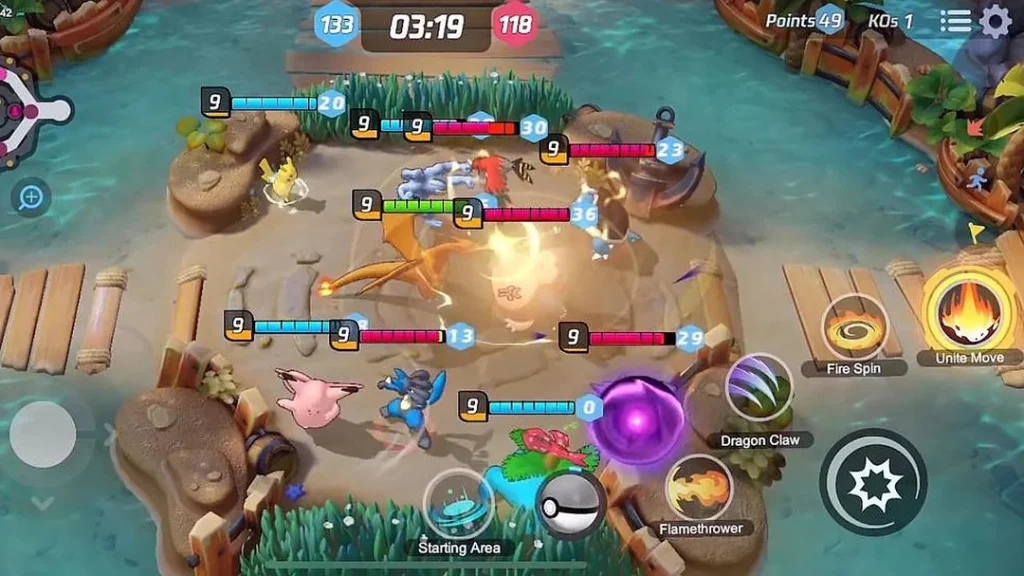 Pokémon unite fighting phase