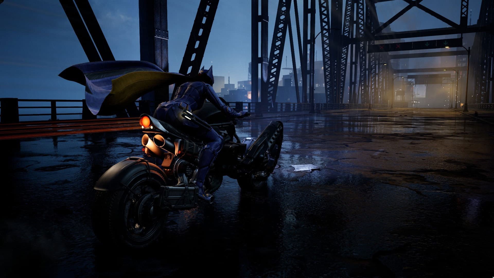 gotham knights batcycle