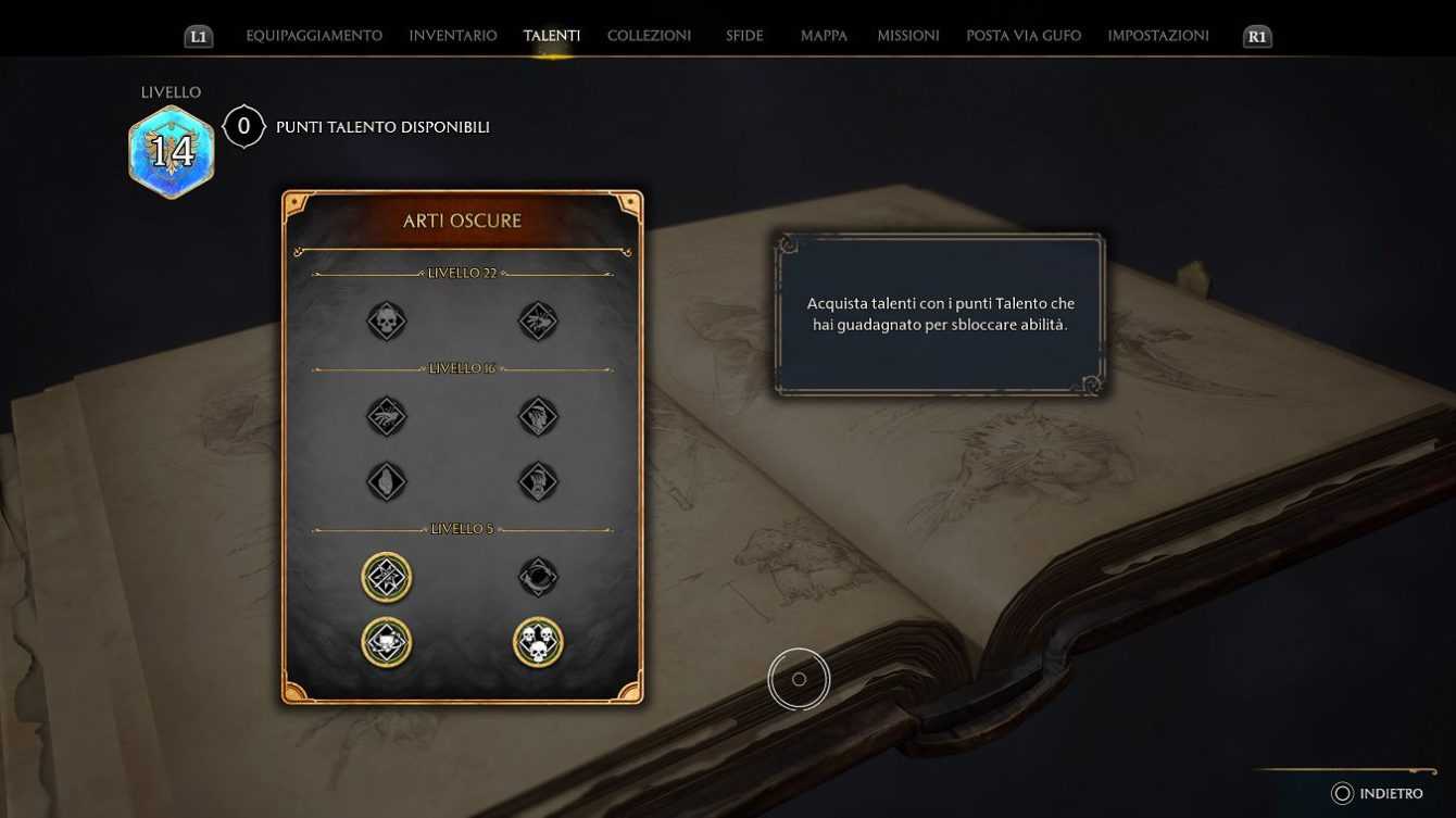 Hogwarts Legacy: the complete list of Talents