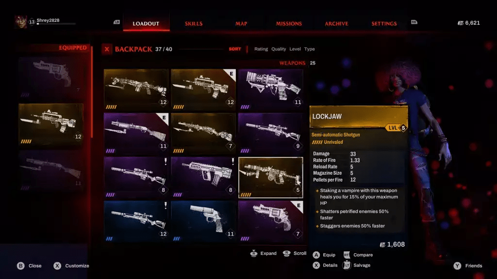 Redfall: Guide to the best weapons in the game