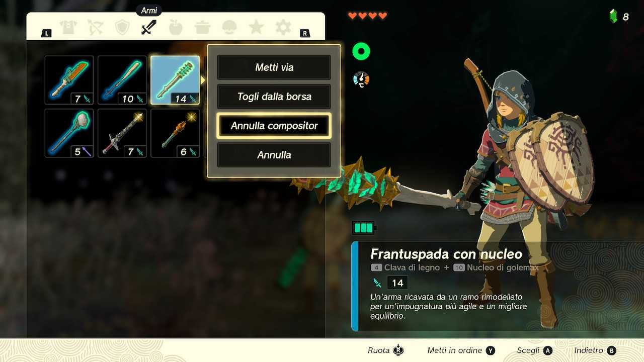 The Legend of Zelda: Tears of the Kingdom, how to use Compositor