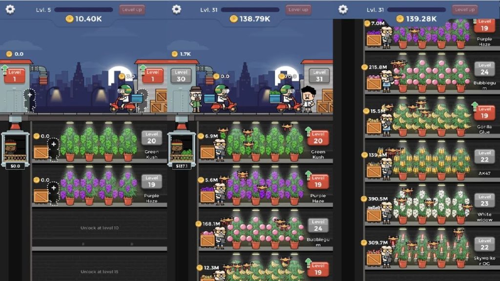 weed factory idle