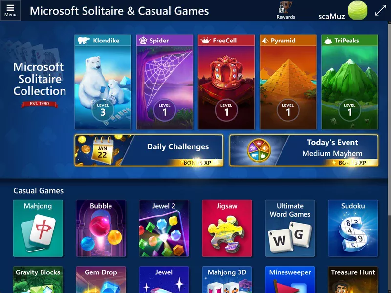 Microsoft Solitaire Collection Gameplay