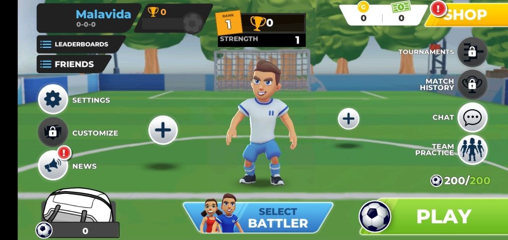 Soccer Battle gameplay