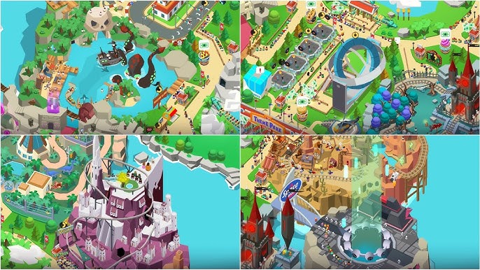 Idle Theme Park Tycoon gameplay