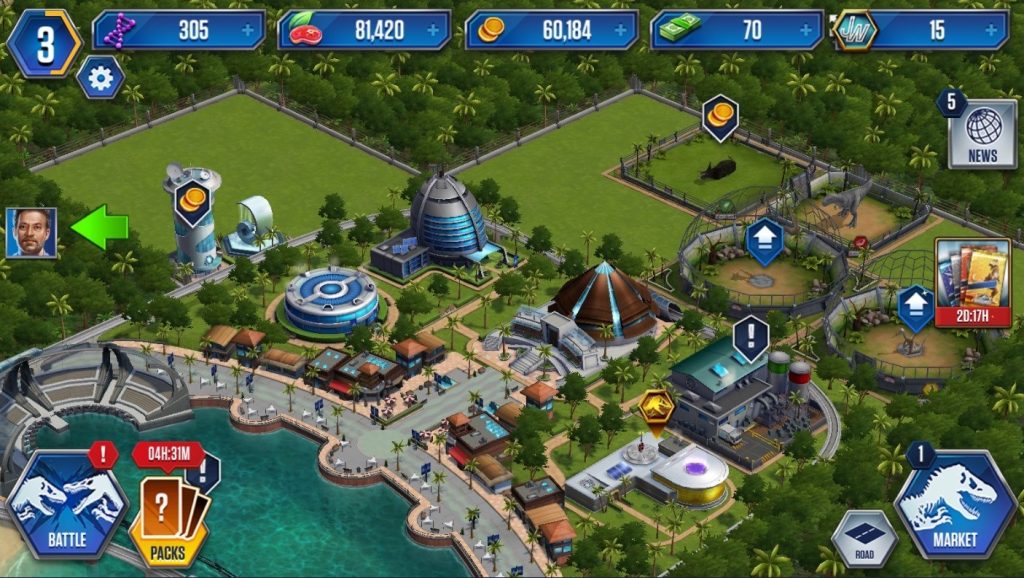Jurassic World: The Game gameplay