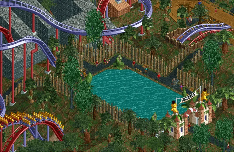 RollerCoaster Tycoon Classic gameplay
